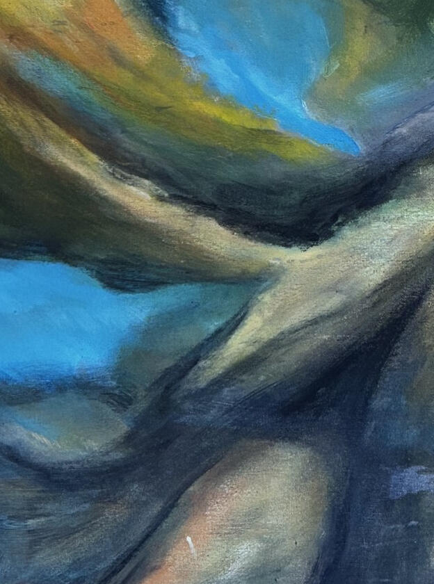 The Turning 16 x 20 acrylic on canvas