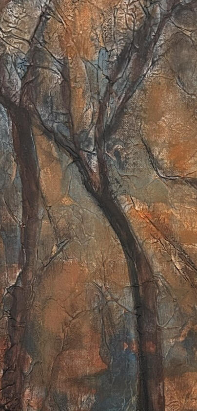 Weathered Earth 10 x 20 acrylic and mixed media on canvas