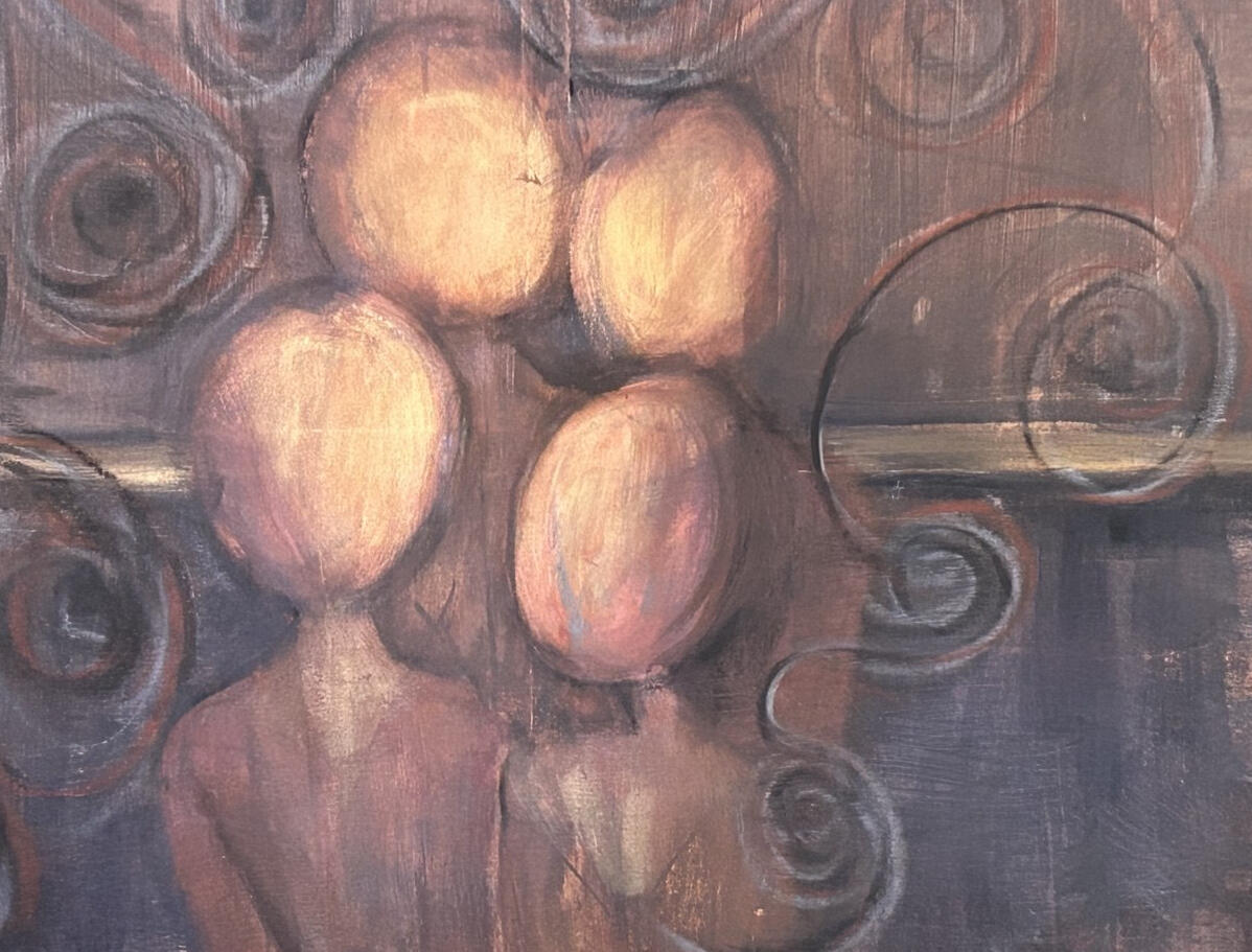 The Moment After the Music Ends 24x36 acrylic on canvas